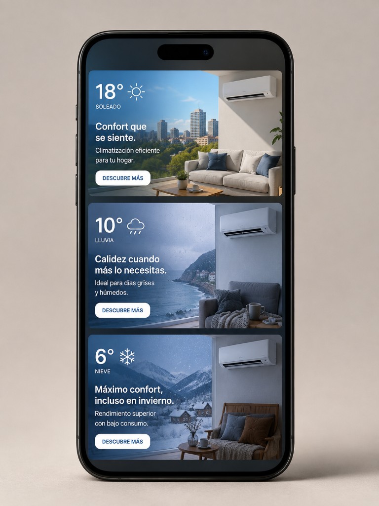 Weather-based dynamic creatives on mobile